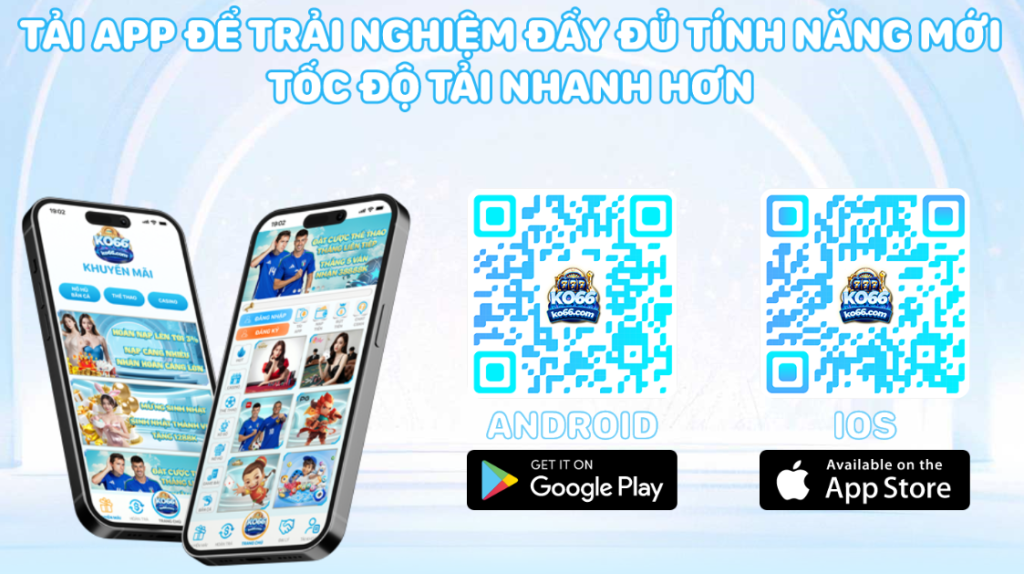 Quét mã QR tải app KO66 ngay